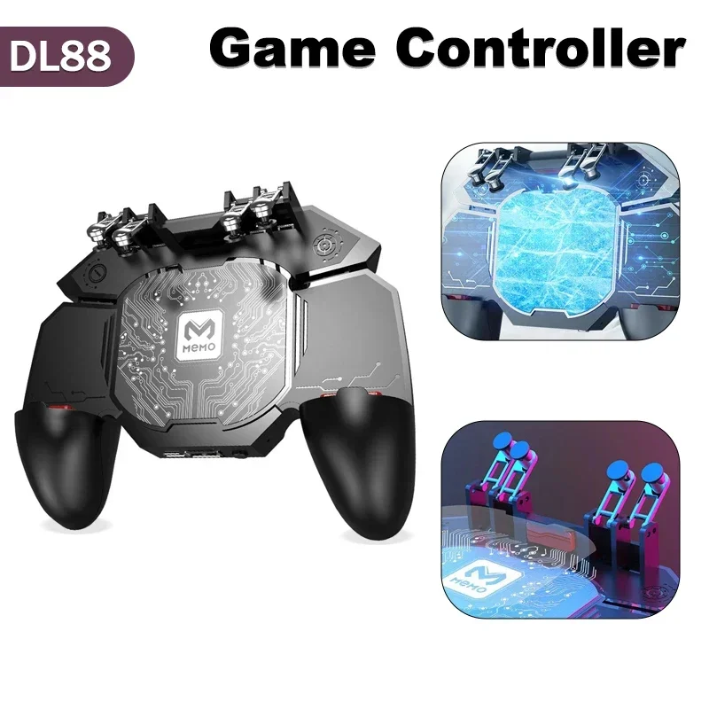 Tablet Gaming Accessories - MEMO DL88 Mobile Phone Cooler Fan