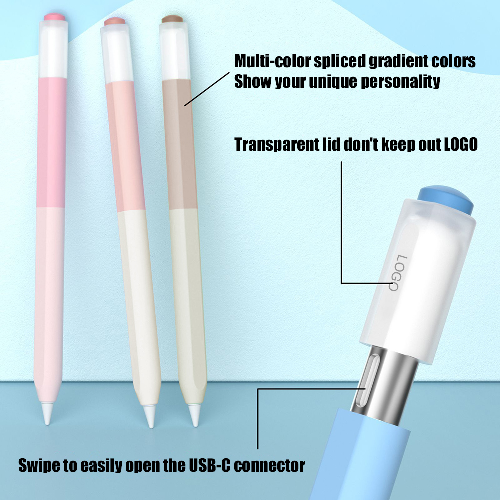 Color Splicing Silicone Pen Ca - Tablet Accessories Case review and price