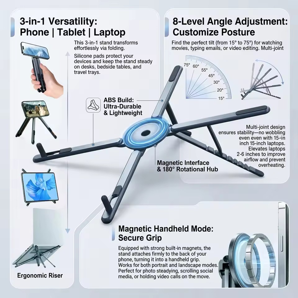 Portable Magnetic Phone Holder - Tablet Phone Accessories review and price