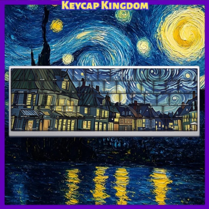 Van Gogh Starry Sky Theme Keyc - Tablet Gaming Accessories review and price