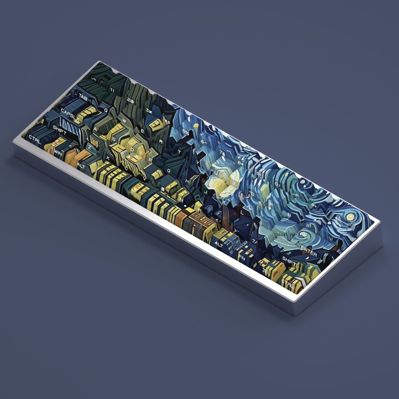 Van Gogh Starry Sky Theme Keyc - Tablet Gaming Accessories review and price