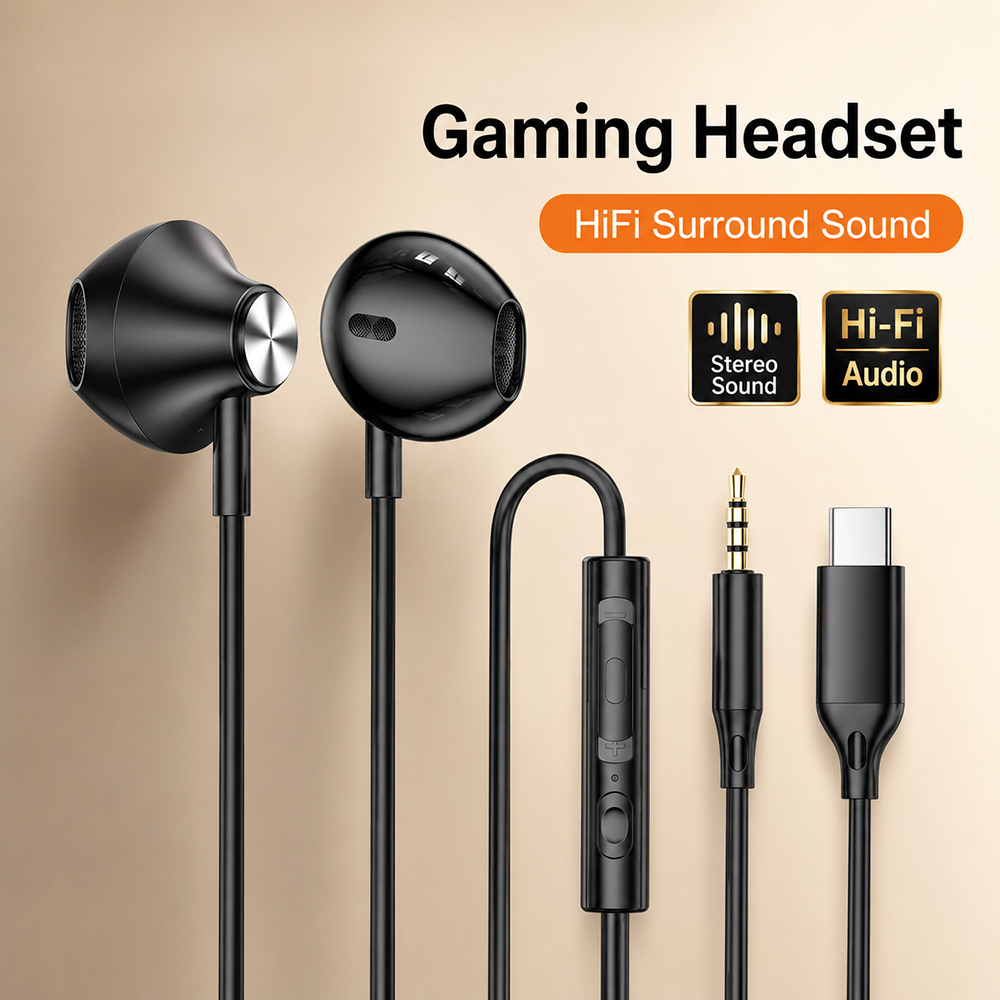 HiFi Surround Headphones Bass  - Tablet Gaming Accessories review and price