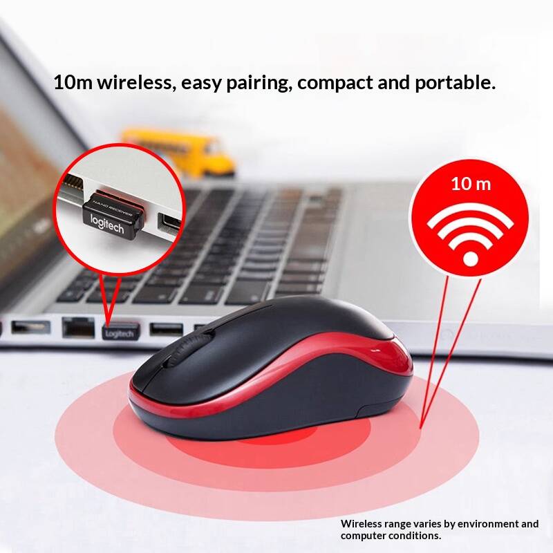 Logitech M185 Mouse For Tablet - Logitech Tablet Accessories review and price