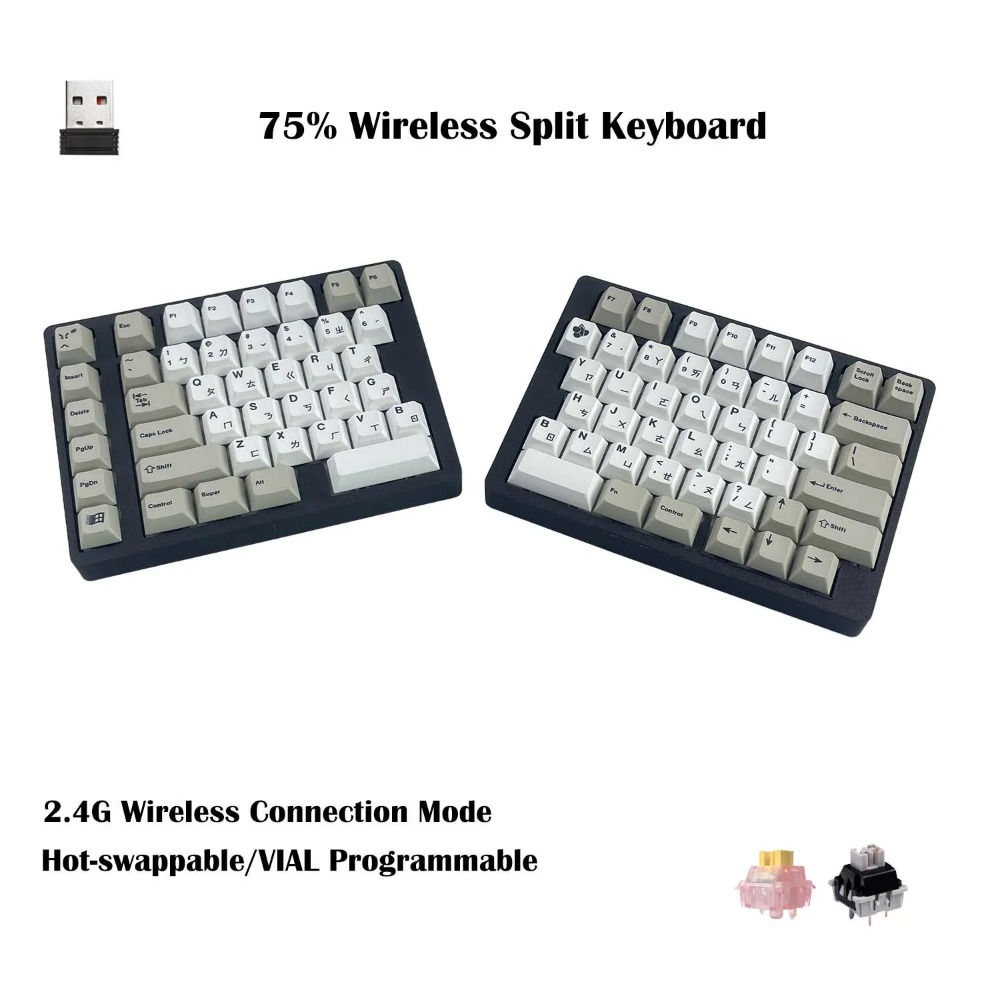 WS75 Ergonomic Split Mechanica - Tablet Accessories 3D Print review and price