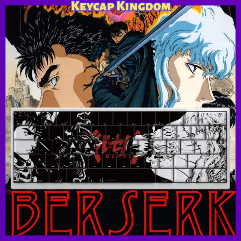 BERSERK Theme Anime Keycap 98  - Tablet Gaming Accessories review and price