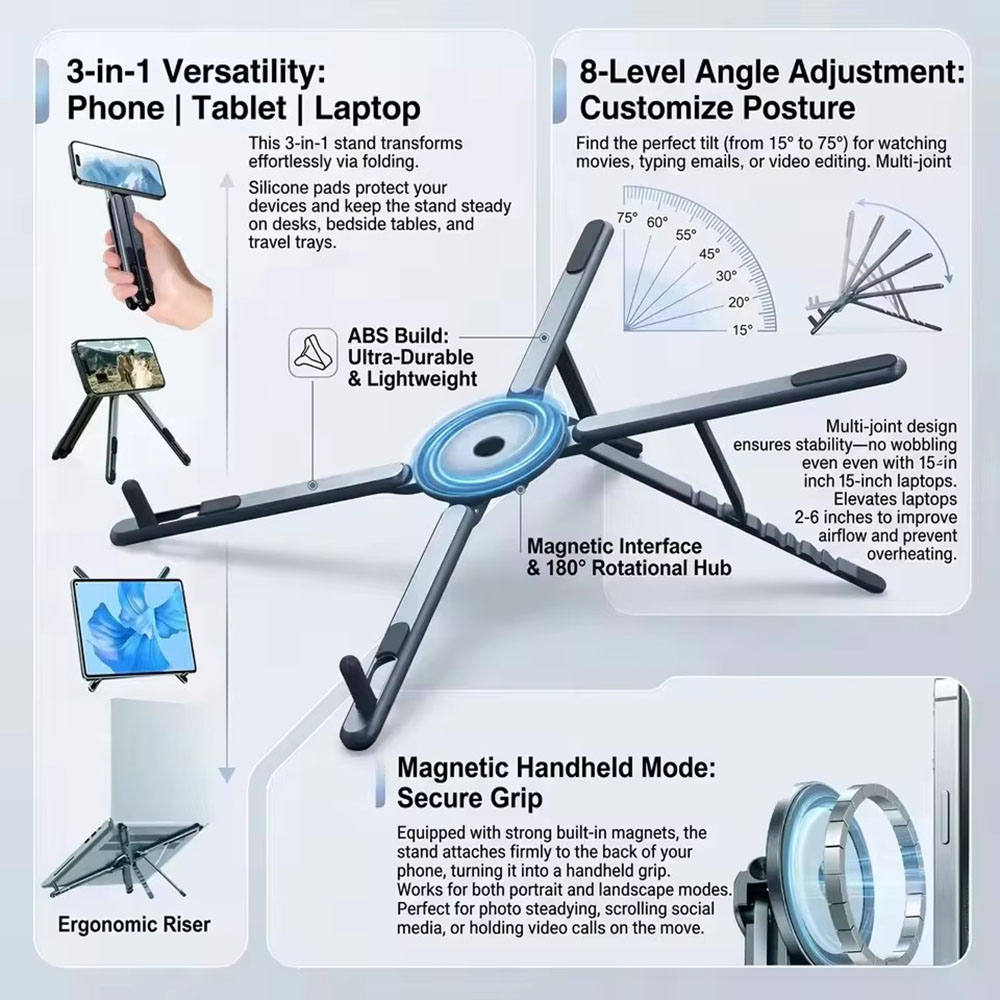 Portable Magnetic Phone Holder - Tablet Phone Accessories review and price